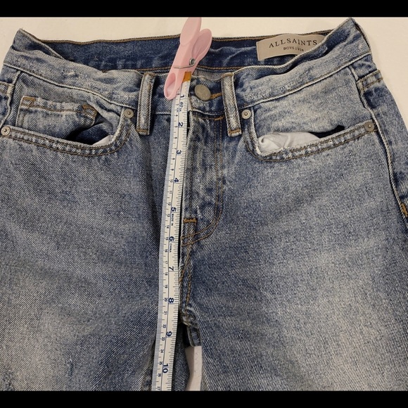 All Saints boy blue jeans. - Picture 5 of 8